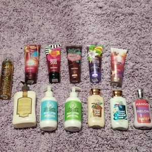12 Bath&Body works VS PINK lotions and sprays